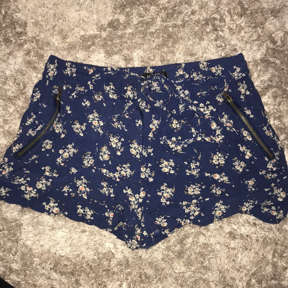 Forever 21 Floral Flowy Shorts